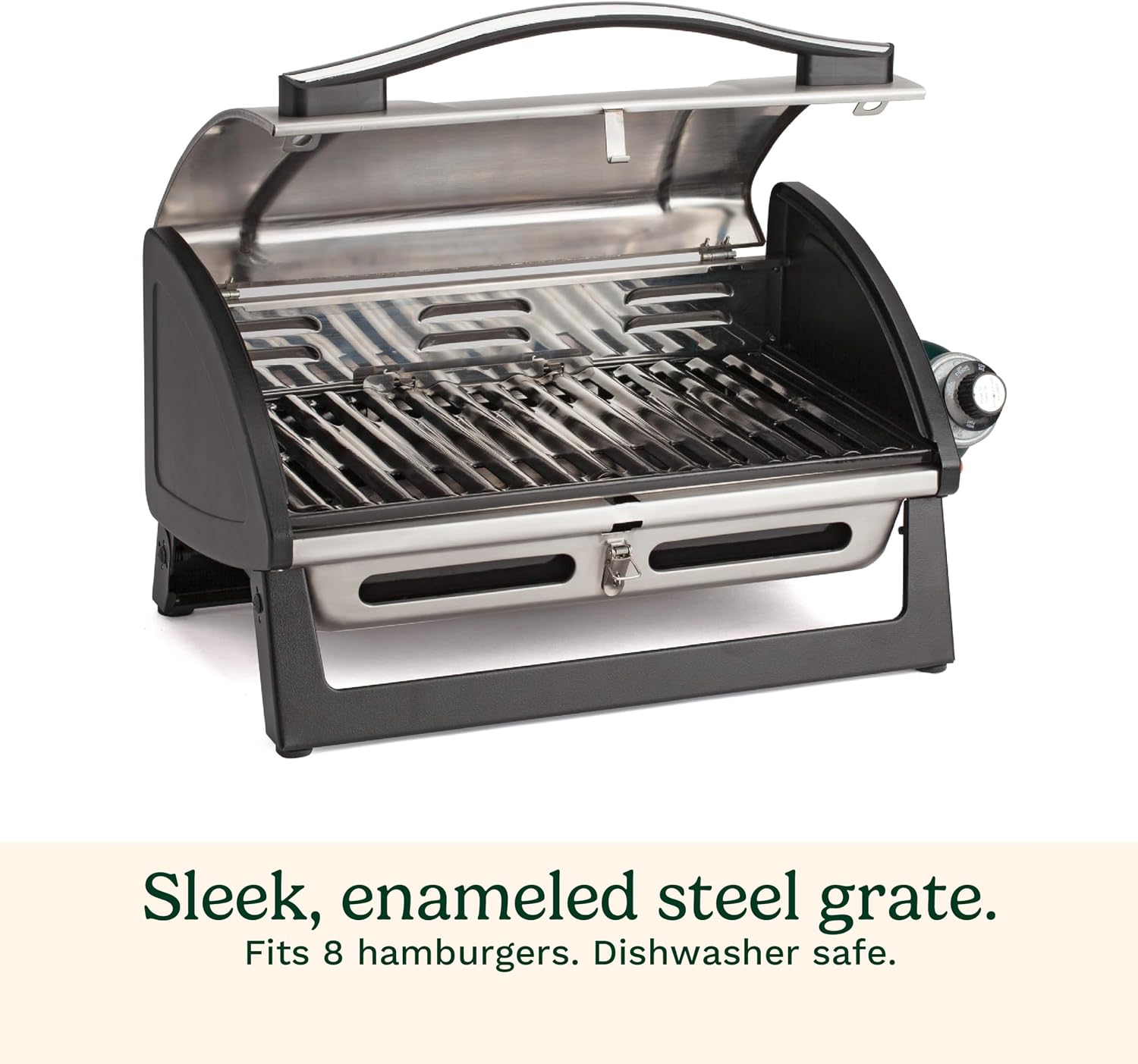 Cuisinart Gas Grill with Locking Lid, Portable, 8,000 BTU, 10 lbs. - Image 3