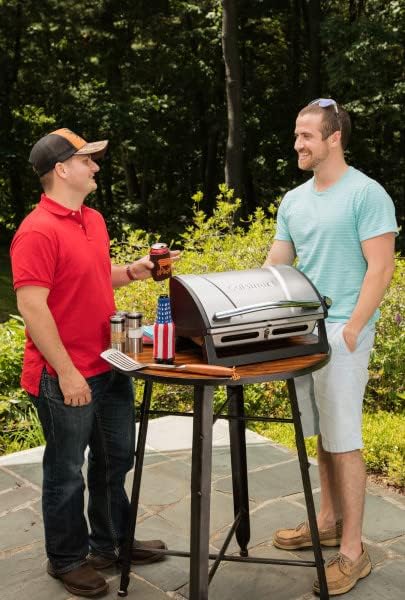 Cuisinart Gas Grill with Locking Lid, Portable, 8,000 BTU, 10 lbs. - Image 8